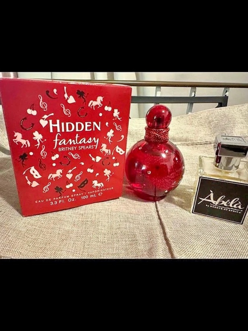Hidden Fantasy Perfume Set in Red & Clear NWT